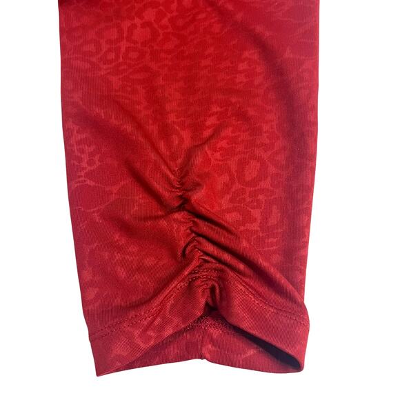 Chico's Zenergy Golf Size 2 (12) Large Polo Shirt Top Red Athleisure Pickleball - Picture 6 of 9